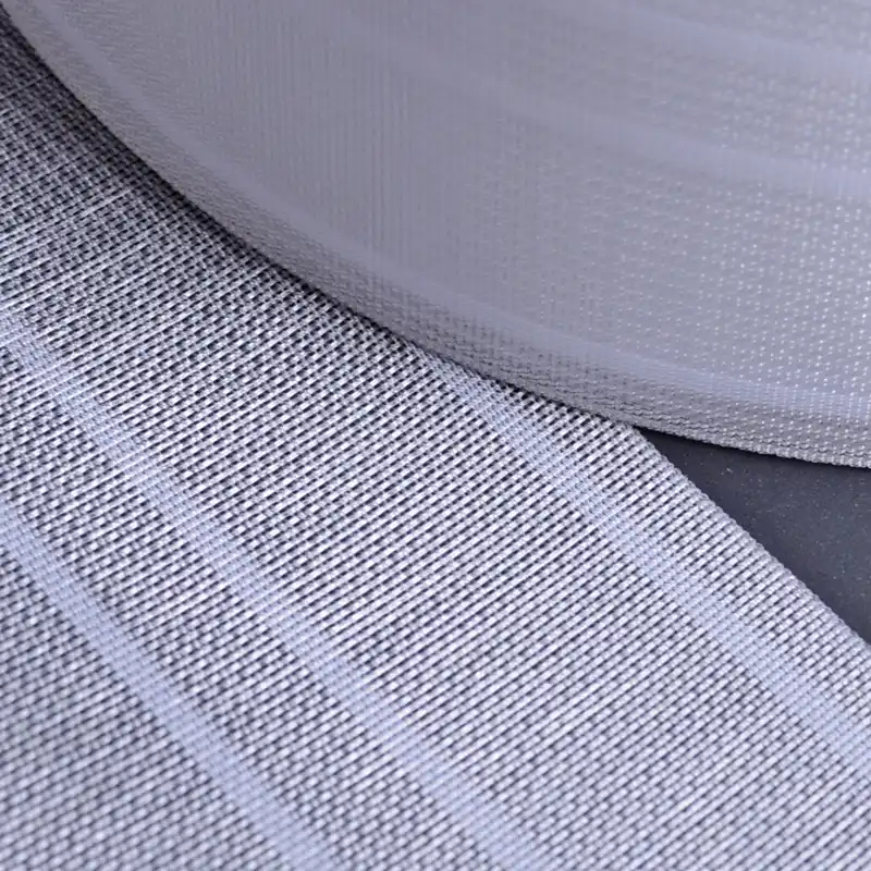 Qgvlish 50m Lot Mesh Net Curtain Tape Belt For Hanging Tie Rings