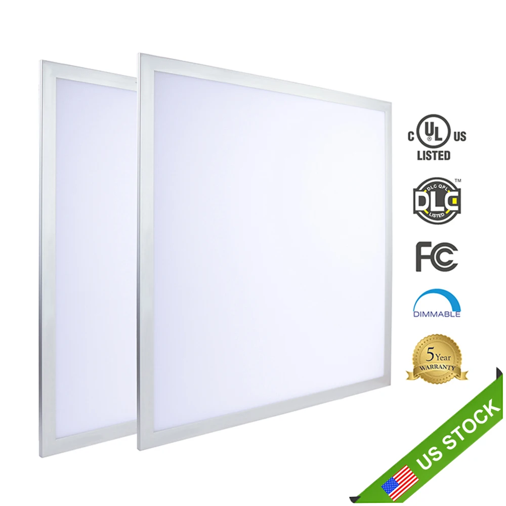 

6 Pack LED Panel Lights 40W 600x600mm Led Ceiling Panel Light 2x2ft Led Lamps AC110-277V Indoor LED Ceiling Panels + US STOCK
