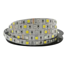 RGB+ CCT Светодиодная лента 5050 SMD 60 светодиодный s/m 5M RGB+ холодный белый теплый белый 2 в 1 светодиодный гибкий ленточный полноцветный температурный 12 В 24 В