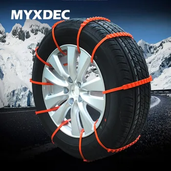 

MYXDEC 5/10/20pcs 900mm Car Universal Anti Skid Snow Chains Nylon for Car Truck Snow Mud Wheel Tyre Tire Cable Ties