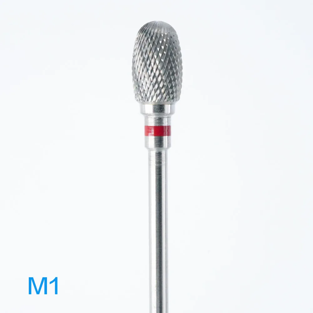 1PCS of M1 Твердосплавные сверла для ногтей, маникюрный резак, аксессуары для маникюрных станков, фрезы для маникюра, набор фрез - Цвет: 1PCS of M1