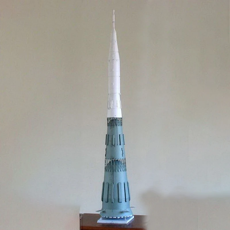 

105 cm or 86 cm Soviet N-1 Launch Vehicle Rocket 3D High Simulation Space Paper Model Handmade Toy