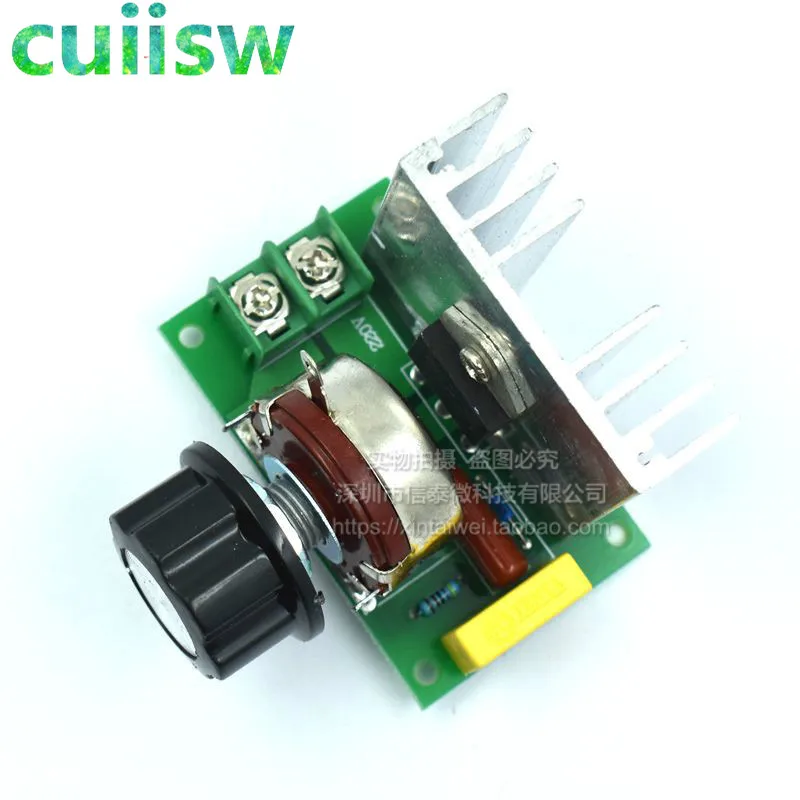 

4000W AC 220V SCR Voltage Regulator Mayitr Adjustable Power Supply Board Speed Control Dimmer for Brush Motor Electric Iron