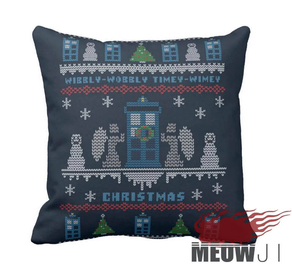 

Cool Doctor Who 33cmx33cm inch Throw Pillow Cases Cover (twin sides)
