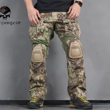Мужская армейская одежда милитари страйкбол Пейнтбол БДУ Униформа Брюки Походные Emerson Gen 3 тактические брюки с наколенниками MR