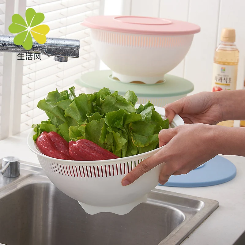 Drain basket vegetables basket meters basin household multifunctional