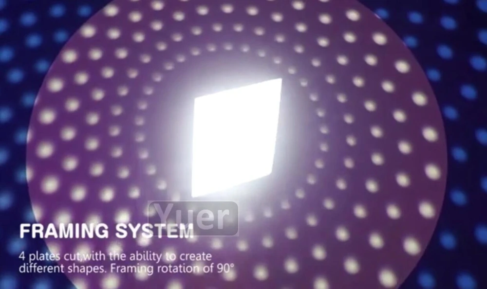 2 шт./лот профессиональное сценическое освещение LED 500 Вт рама профиль движущиеся