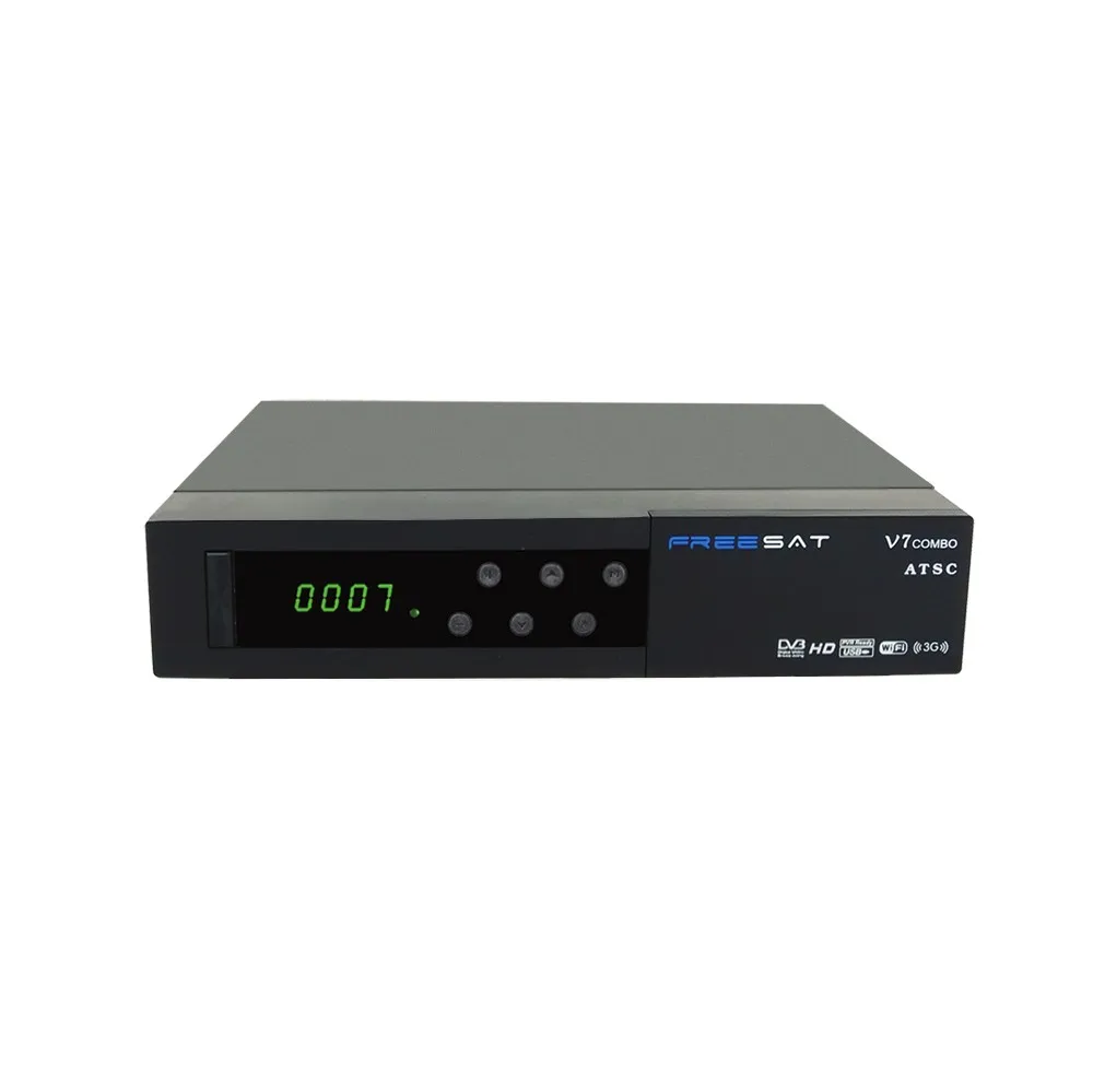 DVB-S2 ATSC спутниковый ресивер Freesat V7 Combo ATSC Северная Америка поддержка PowerVu Biss Youporn