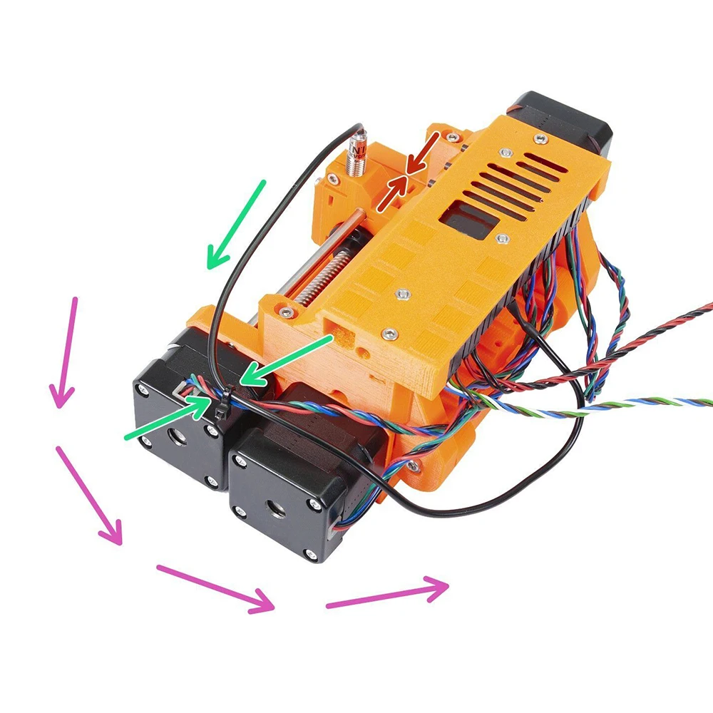 Клон Prusa i3 MK2.5S MK3S MMU2S полный комплект включая печатные части для Prusa i3 MK2.5S/MK3S из разных материалов 2S комплект обновления