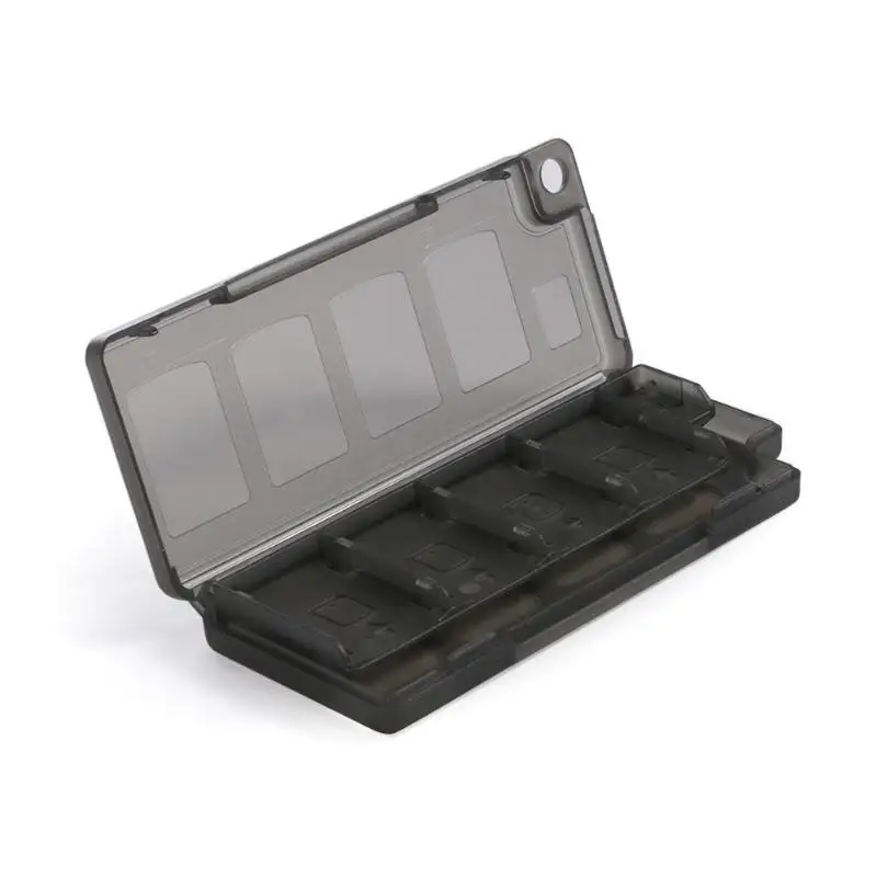 

8 in 1 Memory Card Holder Game Card Protective Storage Case Cover Box Cassette for Nintend Switch Black White Blue 8 in 1 Memory