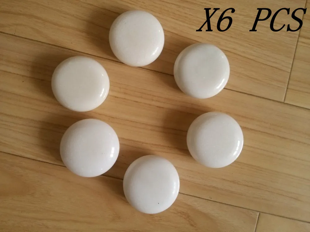 

[ Fly Eagle ] HOT STONE MASSAGE: Round Marble Cold Stone, 6cm diameter x 2.5cm