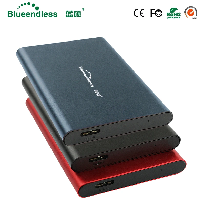 New External hard drive 250G/320G/500G/750G/1TB/2TB Sata to usb 3.0 high speed hdd usb enclosure case hd externo metal hard disk