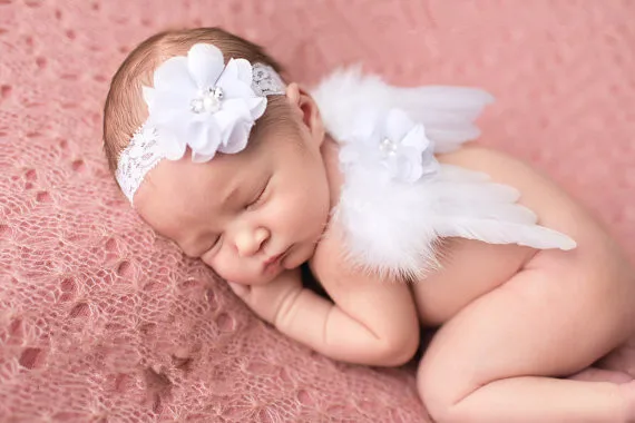 Lace dreams mini white angel wings matching headband set newborn photo prop baby angel feather wings 1 set in hair accessories from mother kids on Lace dreams mini white angel wings matching headband set newborn photo prop baby angel feather wings 1 set in hair accessories from mother kids on