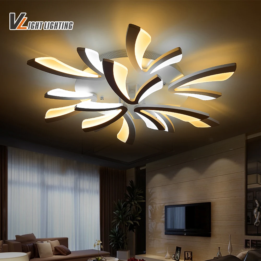 Remote control LED Modern ceiling lights for living room Bedroom  home ceiling lamp acrylic aluminum body ceiling Lamp