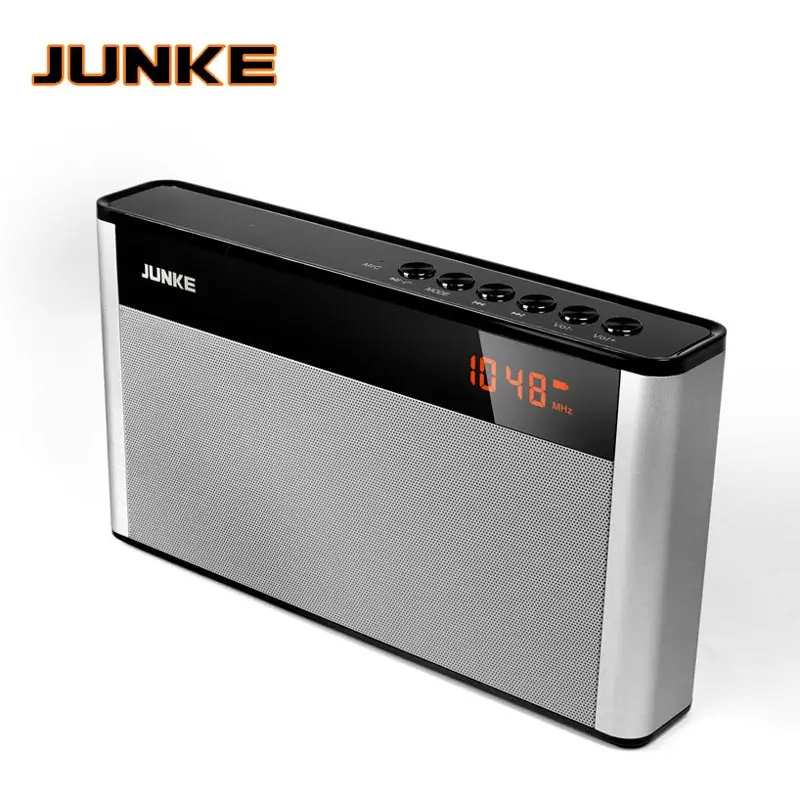 JUNKE HiFi стерео Bluetooth динамик Портативный беспроводной супер бас двойной звуковой ящик с микрофоном TF FM радио Aux Inout USB TF P2 колонка