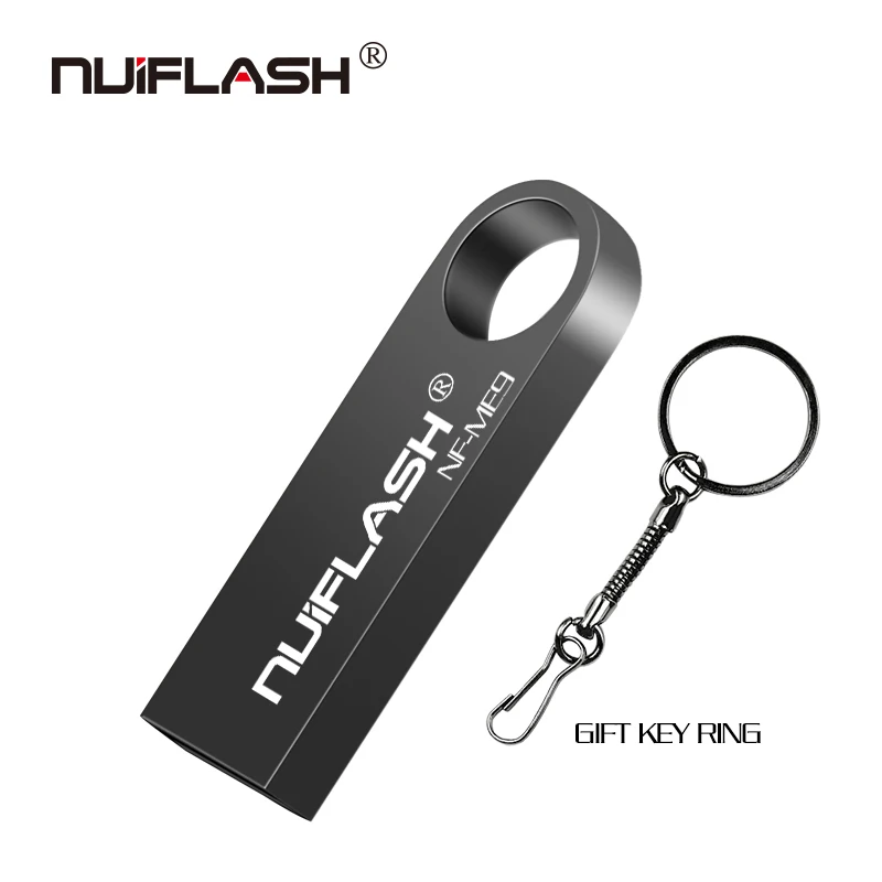 Nuiflash дизайн высокое качество металла USB2.0 memoria pendrive 64 Гб/32 ГБ/16 ГБ/8 ГБ/4 ГБ usb флэш-накопитель карта памяти красочные