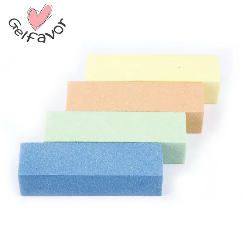 Gelfavor Горячая продажа шлифовальная губка пилка для ногтей блок УФ гель DIY Дизайн