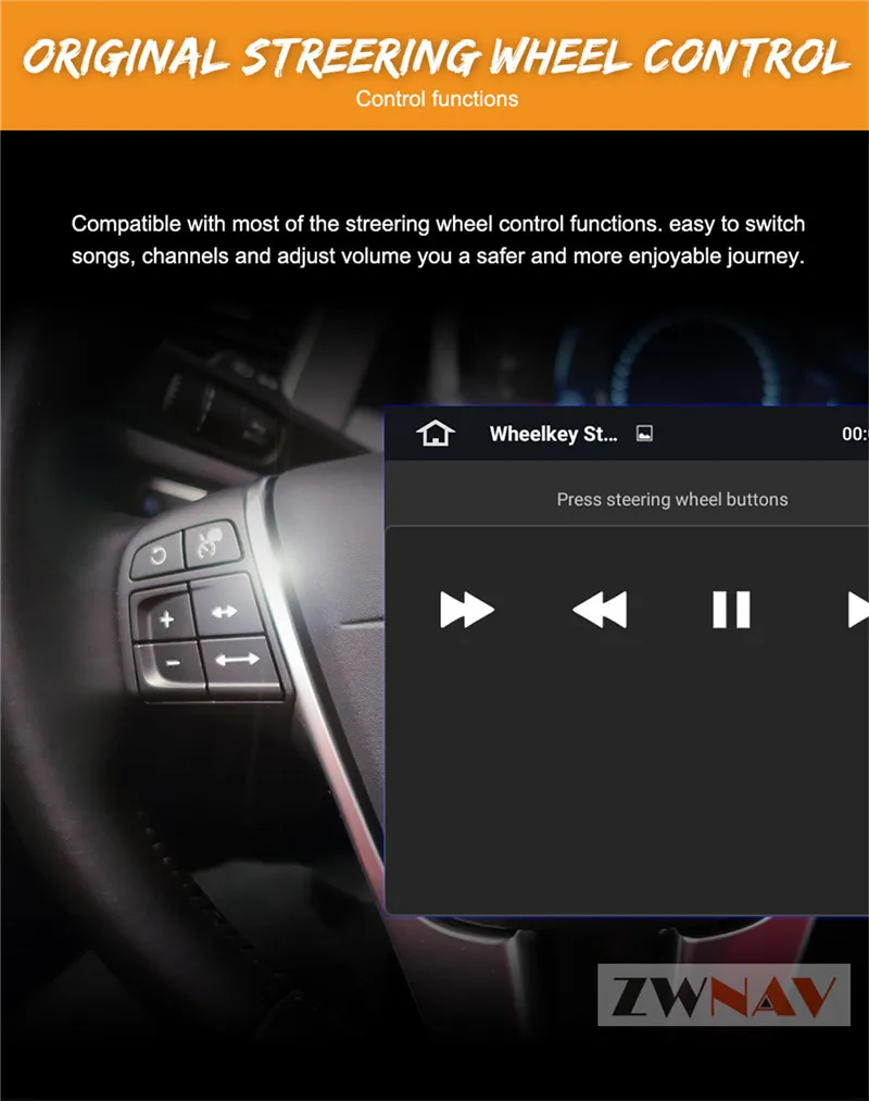 Top Android 8.0 4GB+32GB Car GPS Navigation DVD Player 2din car radio stereo display headunit For TOYOTA AURIS 2006-2012 8