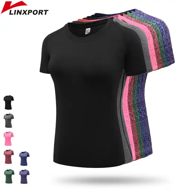 camisetas manga corta deporte mujer