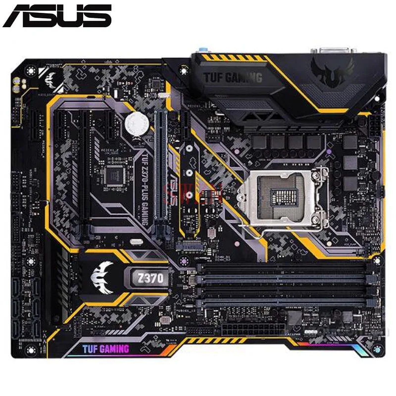 

original New Desktop motherboard For ASUS TUF Z370-PLUS GAMING Z370 LGA 1151 I7 I5 I3 4*DDR4 support 64G 6*SATA3 2*M.2 ATX