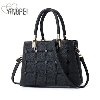 

Women Bag Designer New Fashion Casual women's handbags Luxury shoulder bag high quality PU Brand European style with button