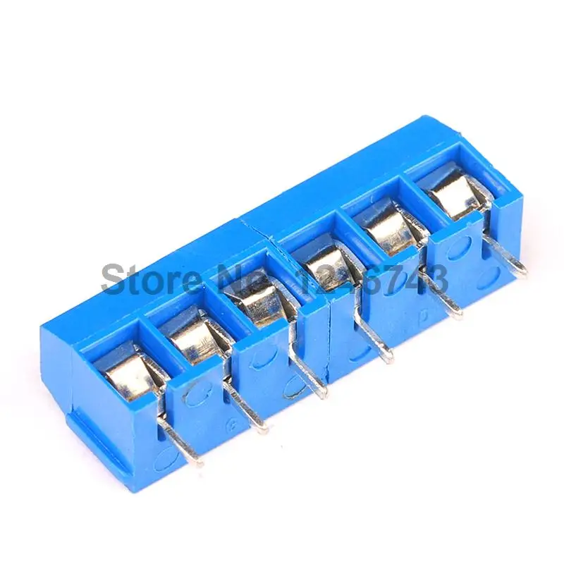 10PCS PCB Terminal Blocks KF301-6Pin 300V 10A