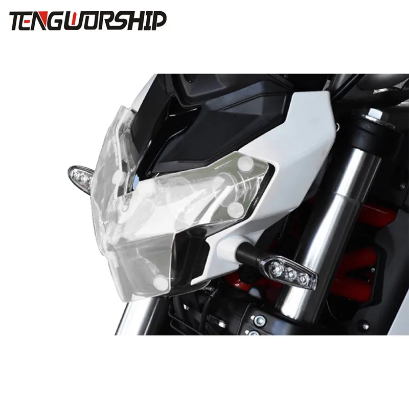 

Teng Worship FOR BENELLI TNT 135 TNT135 2017-2018 motorcycle Headlight Protector Cover Shield Screen Lens