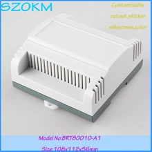 1 piece free shipping PLC plastic industrial box electrical plastic enclosure din rail enclosure 108x112x56 mm