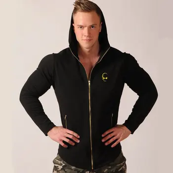 Gymx Mens Zip Up Gym Hoodie 5162 Golds Gym Throwback Zip-ups