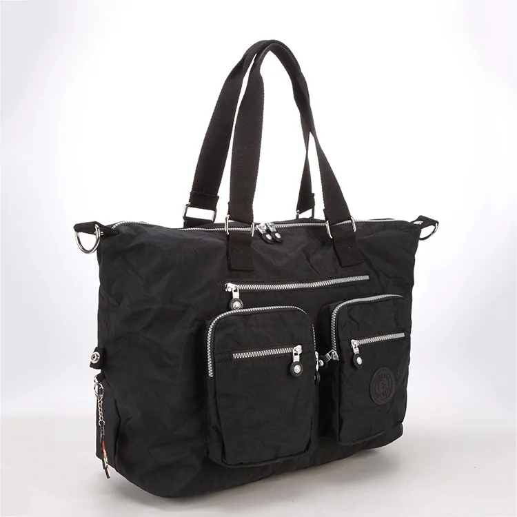 TEGAOTE, сумки с верхней ручкой, женская сумка, известный бренд, Повседневная сумка на молнии, женская сумка на плечо, одноцветная летняя пляжная сумка - Цвет: black