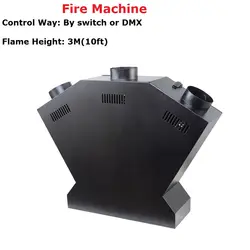 Пример цена Новое поступление 3 головки 200 Вт пожарная машина для стадии эффект пожарная машина 110-240 В Indoor Применение безопасный Пламени