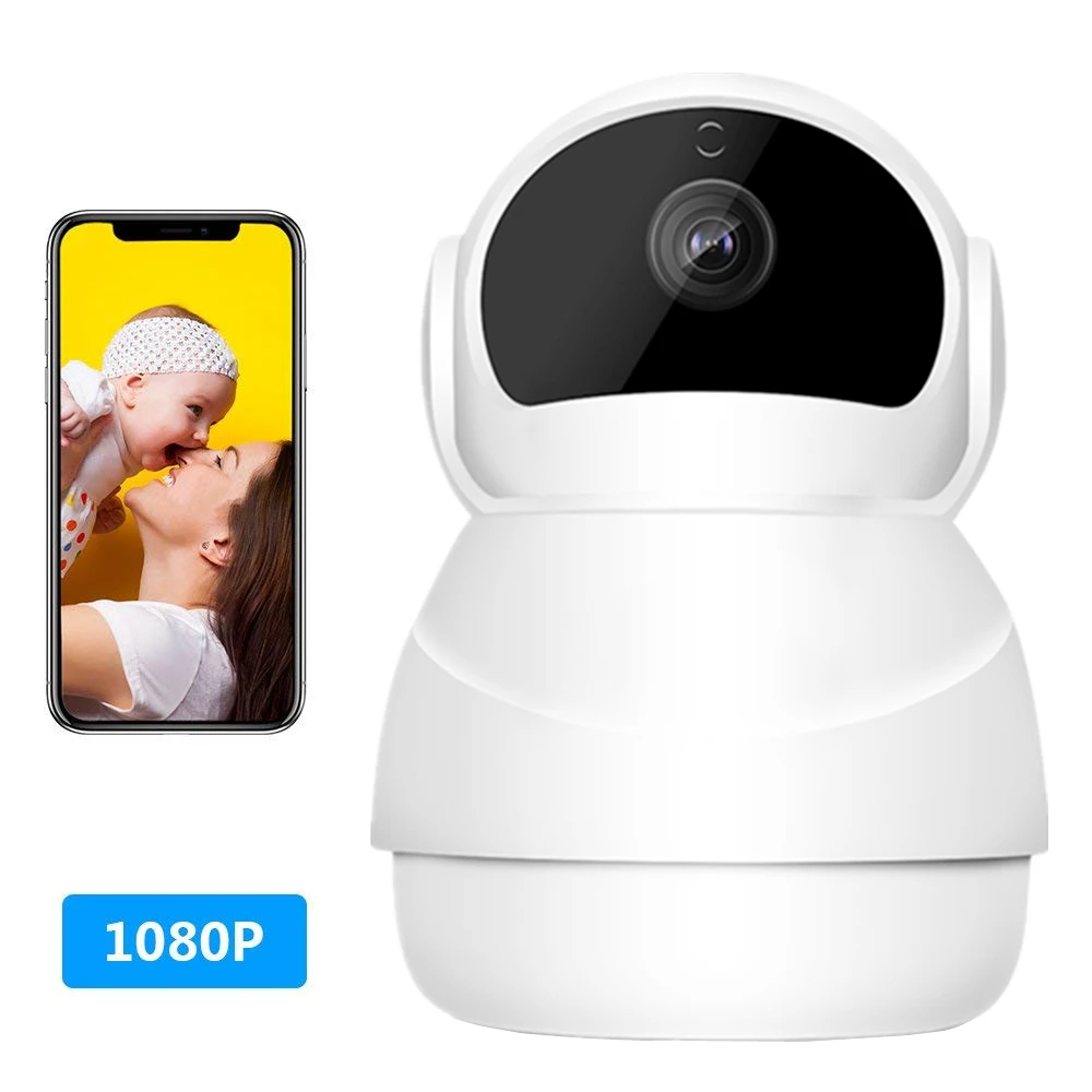 

ZILNK 1080P HD Wireless IP Camera Wifi Security Home Baby Night Vision Motion Detection Mini Camera Support 128G SD Card Monitor