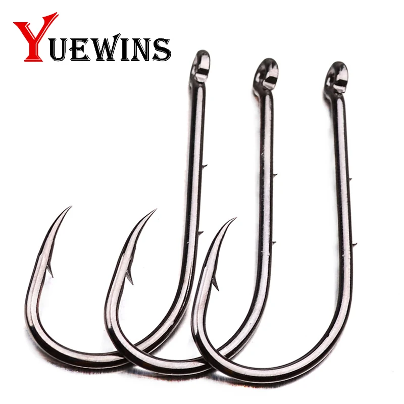 

Hot 10pcs/lot High Carbon Steel Barbed Fishing Hook or Soft Worm Bait Holder Pesca Jig Head FishHooks Carp Fishing Tackle TP1074