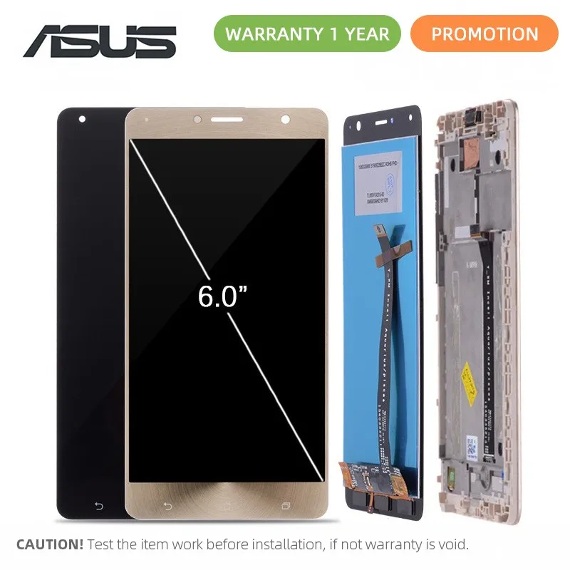 

5.5" Original Display For Asus Zenfone 3 Deluxe ZS550KL Z01FD LCD Display Touch Screen with Frame Digitizer Black Gold