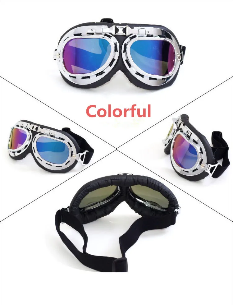 Качество мотоцикл очки люксовый бренд езда очки ветрозащитный Анти-пыль высококачественные очки шлем декоративные очки