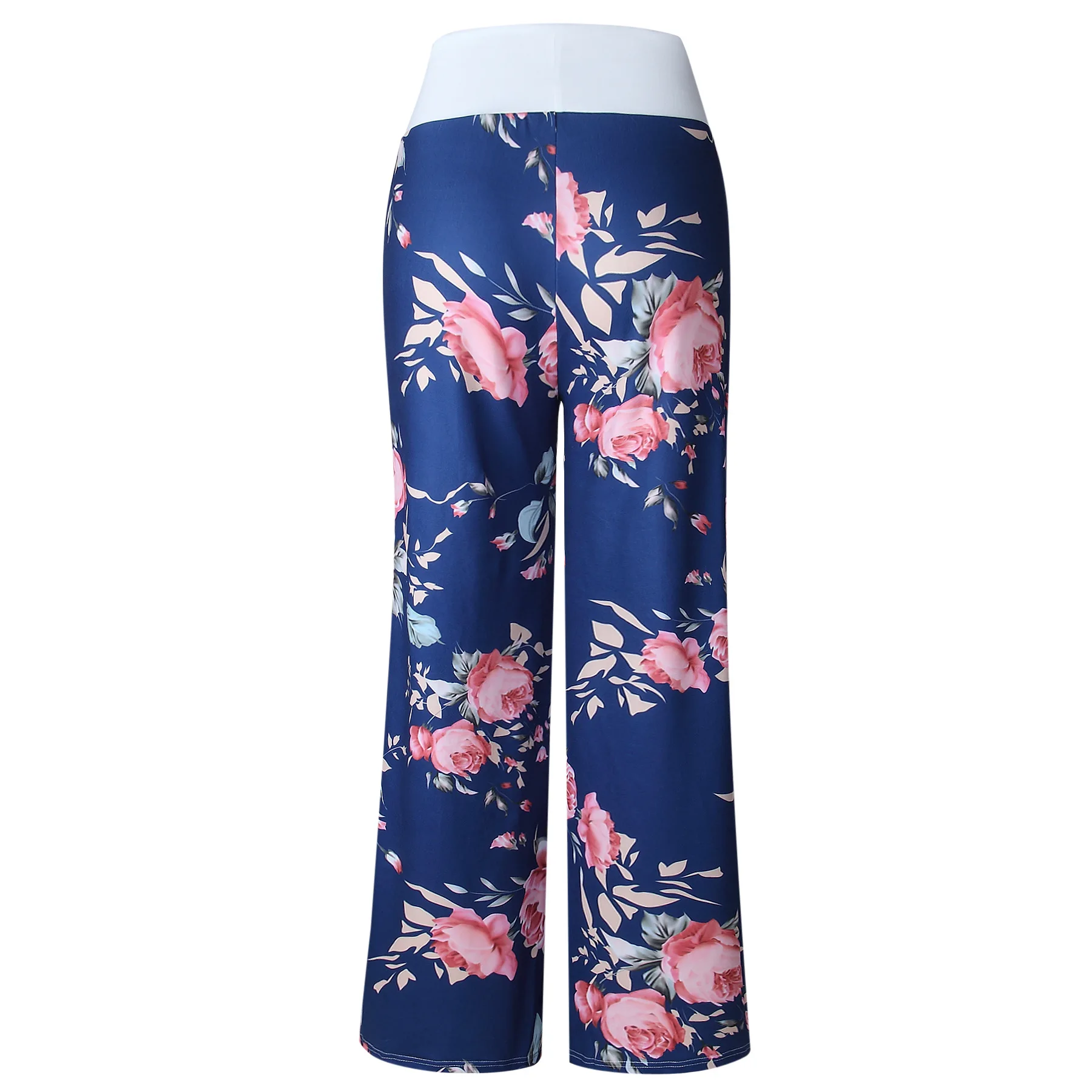 Женские брюки, Новое поступление, повседневные брюки с ремешками, Европейская мода, камуфляжные брюки с цветочным принтом, Прямая поставка, OYM0447