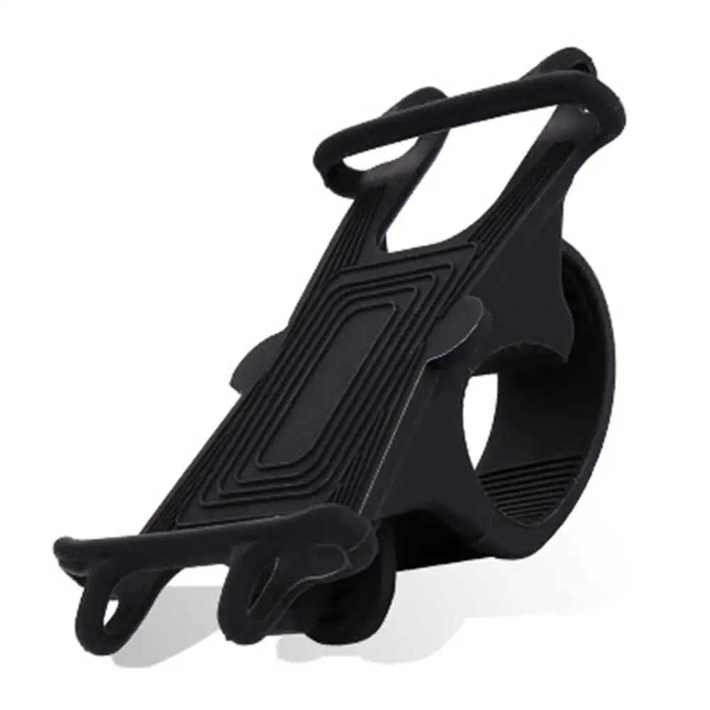 Cycling Mobile Phone Mount Silicone Shockproof Anti-Shake Car Holder Mobile Phone Bracket 4-6.3 Inch Mobile Phone Universal