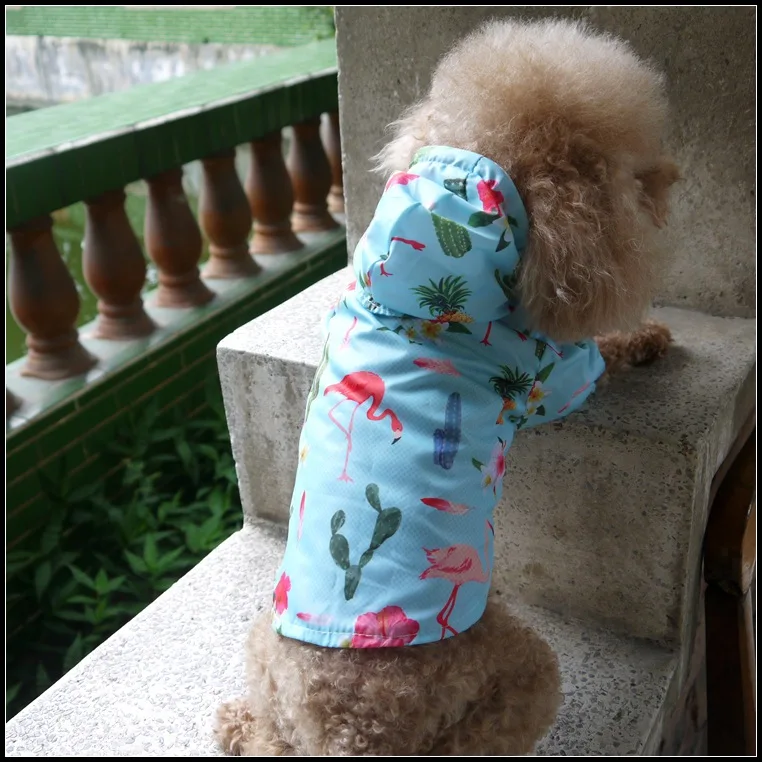 Маленький Средний дождевик для собак и кошек, водонепроницаемые куртки для собак, одежда для чихуахуа, собак, щенков, дождевик, комбинезон