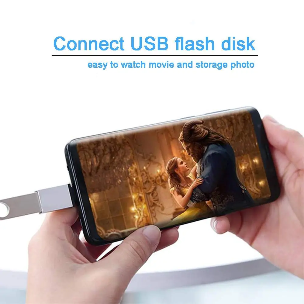 2 шт. Hsmeilleur USB C Type OTG адаптер Разъем для Samsung Galaxy Note 9 8 S8 Oneplus 6 5 Macbook 3 0 OTG|Переходники и