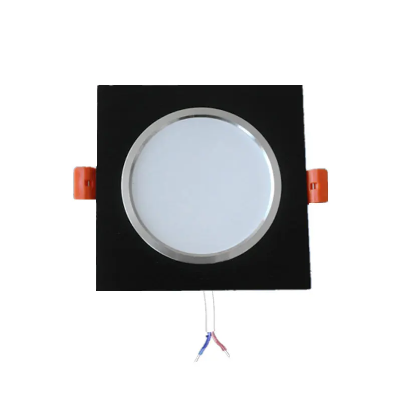 

10pcs kitchen bathroom LED Downlight 220V Black LED Square Lamp LED Ceiling Downlight Dimmable 3W 5W 7W 10W Recessed LED Spot it