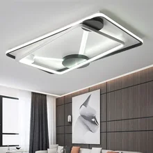 Современные светодиодные потолочные лампы Chandelierrec для гостиной, столовой, AC90-260V, светильники для домашнего освещения, потолочные лампы для низких потолков