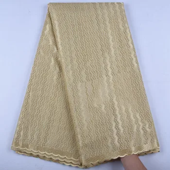 

African Cotton Swiss Voile Lace Fabric High Quality Embroidered Fabric With Stones Swiss Voile Lace Switzerland For Dress 1332B