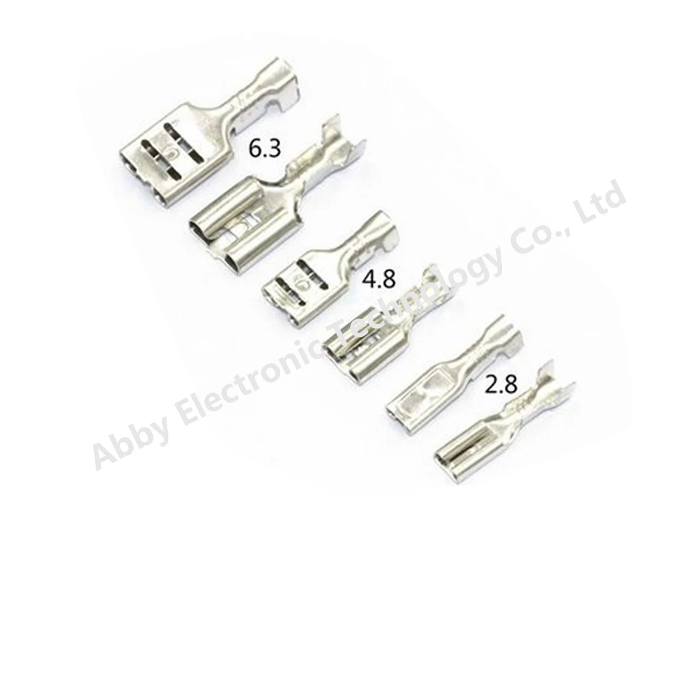

2.8 Plug-in spring cold-pressing terminal Terminal block Connector 2.8*0.5 Plug-in spring insert Copper Plug spring with sheath