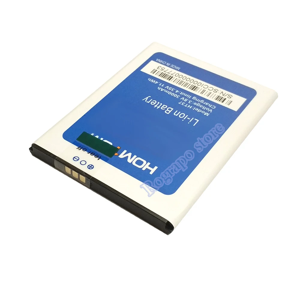 

New 3000mAh HT37Pro High Quality Replacement Battery Baterij Batterie For Homtom HT37 / HT37 Pro Mobile Phone Accumulator