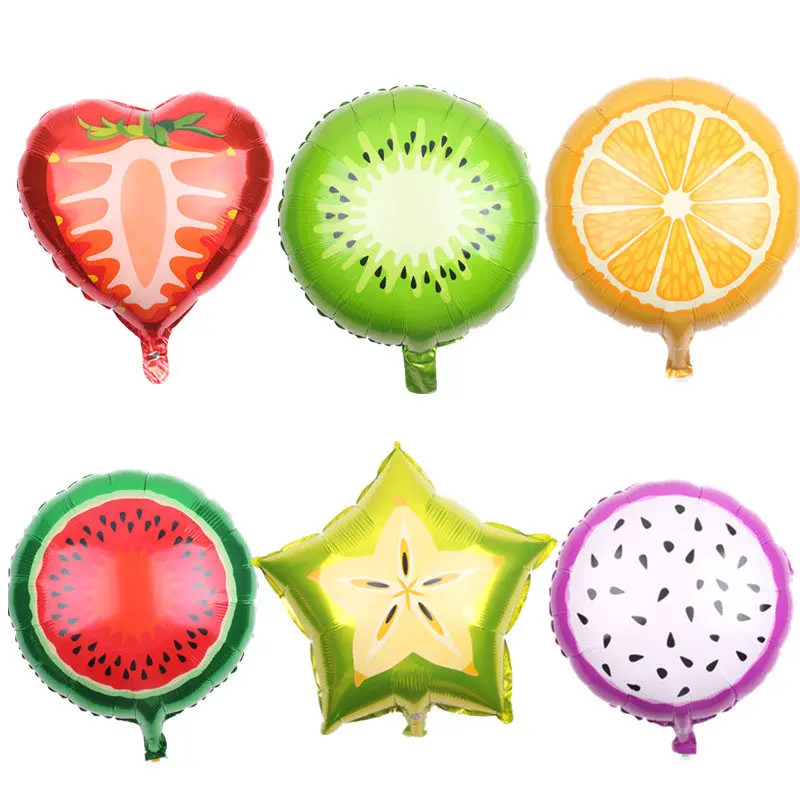 

HDBFH New 18-inch fruit series aluminum balloon balloons holiday party wedding decoration balloons wholesale