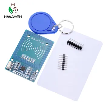 

RFID module RC522 Kits S50 13.56 Mhz 6cm With Tags SPI Write & Read for arduino uno 2560