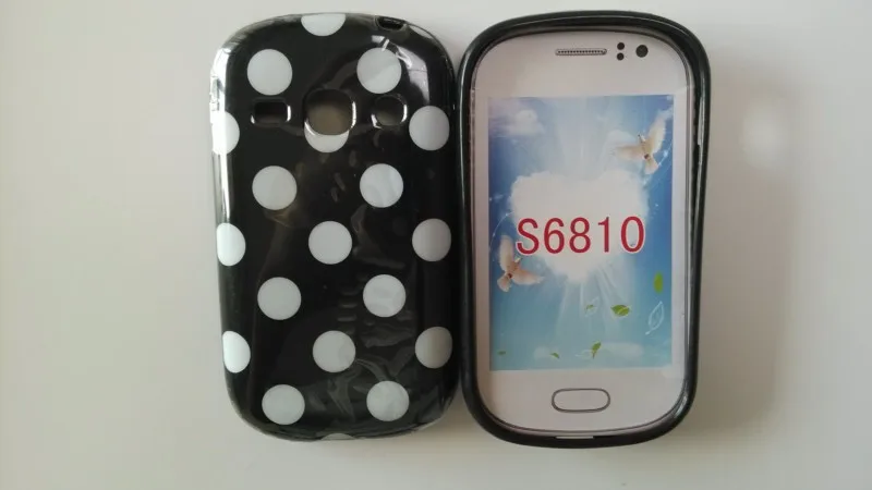 Samsung Galaxy Frame S6810 Polka Dots Case (2)