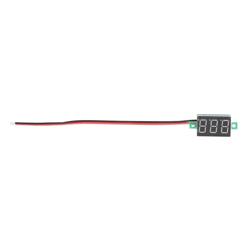 digital flow meter 0.36 Inch DC 0-100V  LED Mini Digital Voltmeter Blue/red/green LED Display Volt Meter Gauge Voltage Panel Meter 3 wires E#CH left handed tape measure
