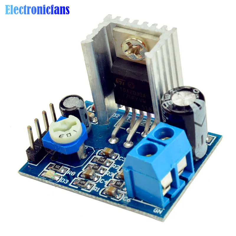 

1Pcs Audio Amplifier Board Module TDA2030 TDA2030A 6-12V 18W Single Amp Power Supply