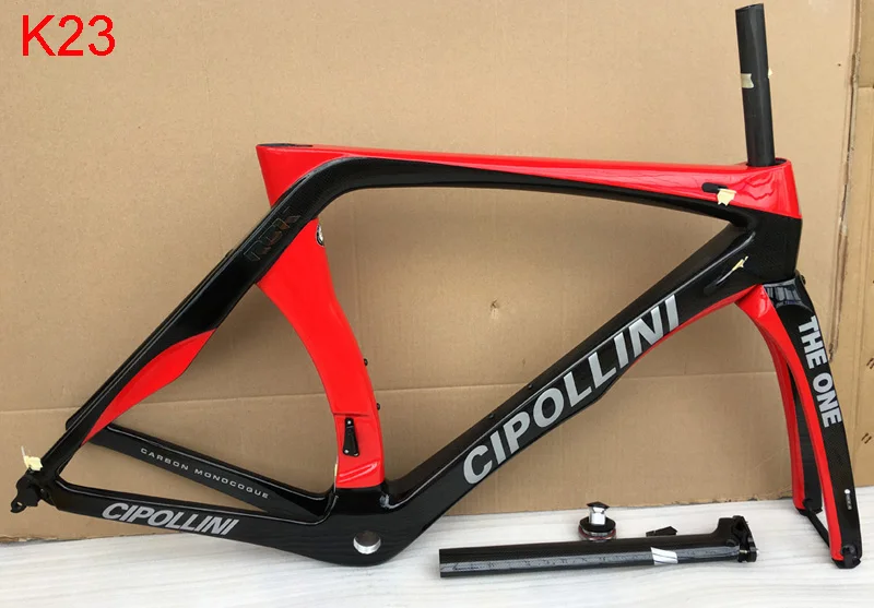 Perfect 2018 newest carbon road bike frame black grey Cipollini RB1K THE ONE Carbon Road Frame free shipping di2 bike carbon road frame 3